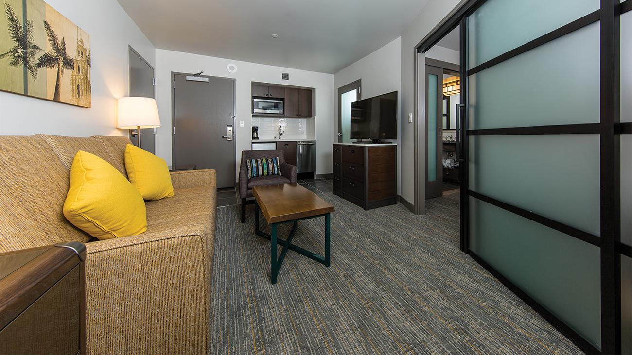 Double Double Suite Living Room